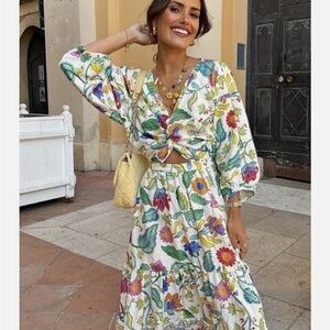 Linen blend Maxi dress